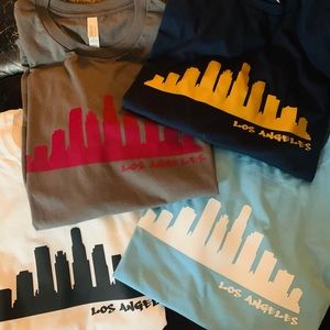 Unisex Custom Los Angeles Skyscraper Tee